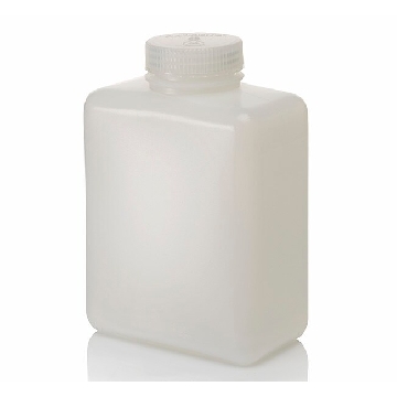 矩形瓶，高密度聚乙烯，1000ml容量，50/箱，312007-0032，Nalgene，Thermofisher，赛默飞世尔