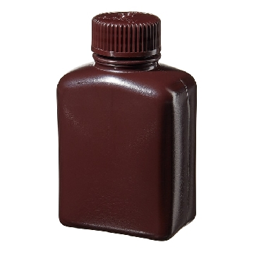 琥珀色矩形瓶，琥珀色高密度聚乙烯，125ml容量，500/箱，312009-0004，Nalgene，Thermofisher，赛默飞世尔