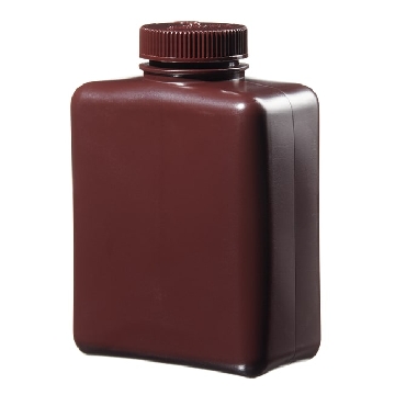 琥珀色矩形瓶，琥珀色高密度聚乙烯，1000ml容量，50/箱，312009-0032，Nalgene，Thermofisher，赛默飞世尔