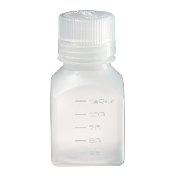 有刻度的方形瓶，聚丙烯，125ml容量，250/箱，312016-0125，Nalgene，Thermofisher，赛默飞世尔