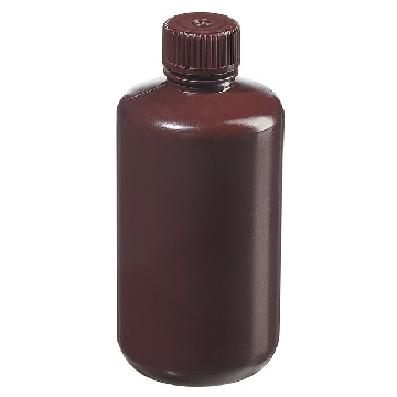 琥珀色窄口包装瓶，琥珀色高密度聚乙烯，250ml容量，250/箱，312085-0008，Nalgene，Thermofisher，赛默飞世尔