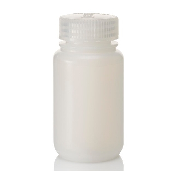 广口圆底瓶，高密度聚乙烯，125ml容量，500/箱，312104-0004，Nalgene，Thermofisher，赛默飞世尔
