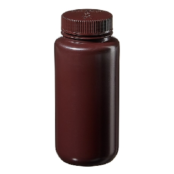 琥珀色广口圆底瓶，琥珀色高密度聚乙烯，500ml容量，125/箱，312106-0016，Nalgene，Thermofisher，赛默飞世尔