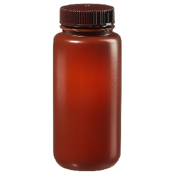 半透明琥珀色广口包装瓶，高密度聚乙烯，500ml容量，125/箱，312184-0016，Nalgene，Thermofisher，赛默飞世尔