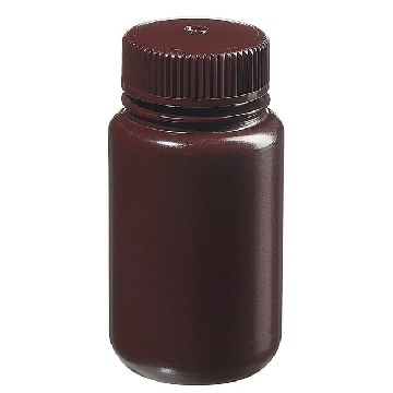 琥珀色广口包装瓶，高密度聚乙烯，125ml容量，500/箱，312185-0004，Nalgene，Thermofisher，赛默飞世尔
