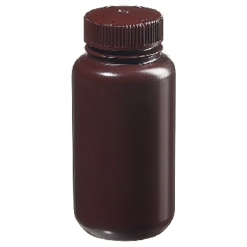 琥珀色广口包装瓶，高密度聚乙烯，250ml容量，250/箱，312185-0008，Nalgene，Thermofisher，赛默飞世尔