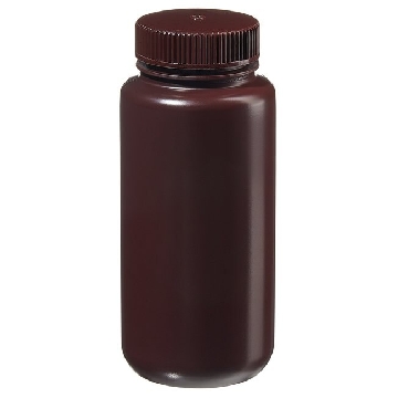 琥珀色广口包装瓶，高密度聚乙烯，500ml容量，125/箱，312185-0016，Nalgene，Thermofisher，赛默飞世尔