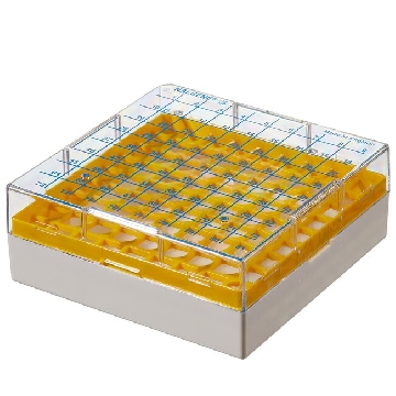 彩色冻存盒，聚碳酸酯，黄色，24/箱，867013-0241，Nalgene，Thermofisher，赛默飞世尔