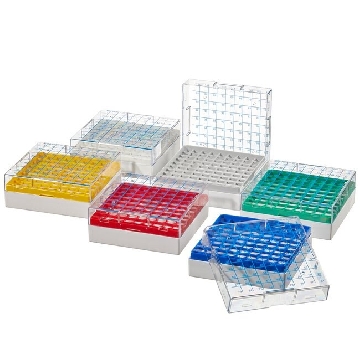 彩色冻存盒，聚碳酸酯，分类（每种颜色4个加4个白色），24/箱，867013-0245，Nalgene，Thermofisher，赛默飞世尔