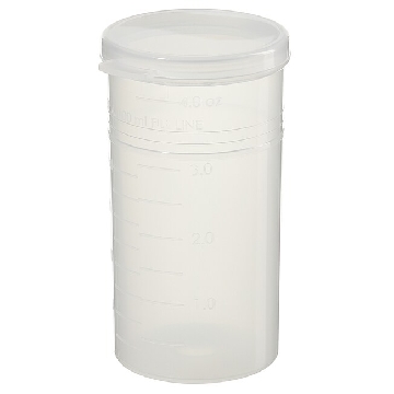 Capitol Vial翻盖容器，4oz 容积，高瓶身，聚丙烯材质，无菌，250/箱，04HP-SMOOTH，Thermofisher，赛默飞世尔