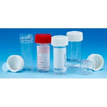 Sterilin™ 7mLBijou容器，聚乙烯盖，聚苯乙烯材质，无标签，无菌，700/箱，129A，Thermofisher，赛默飞世尔
