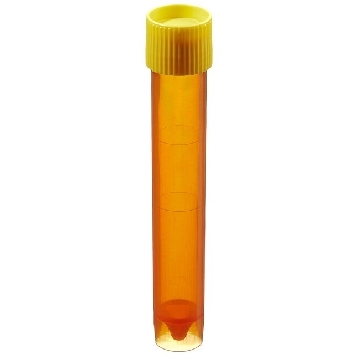 Capitol Vial通用型运输管，琥珀色聚丙烯管身，黄色螺旋盖，容积12mL，非无菌，1000/箱，S40600，Thermofisher，赛默飞世尔