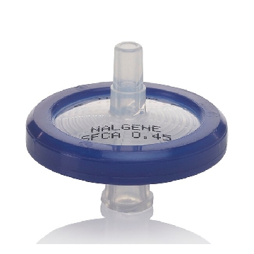 针头滤器，未灭菌，0.45um SFCA滤膜，25mm，500/箱，724-2045，Nalgene，Thermofisher，赛默飞世尔