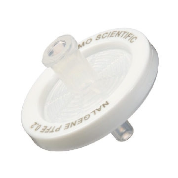 针头滤器，未灭菌，0.2um PTFE滤膜；25mm，500/箱，728-2020，Nalgene，Thermofisher，赛默飞世尔