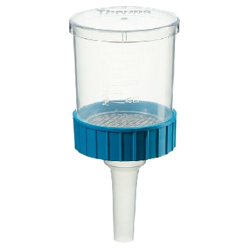 分析实验过滤漏斗-100ml容量,上部为聚丙烯，高抗冲聚苯乙烯套环；CN滤膜，孔径0.45um,配有带白色网格的灰色水质硝酸纤维素滤膜，50/箱，147-0045，Nalgene，Thermofisher，赛默飞世尔