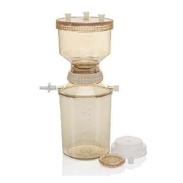 带有接收器的过滤器架，聚砜，上室容量500ml，接收室容量1000ml，包括侧臂在内总宽度134mm，接收器直径114mm，包括盖子孔口在内的高度293mm，4/箱，300-4100，Nalgene，Thermofisher，赛默飞世尔