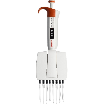 Finnpipette F3 5-50 µl 8道可变量程移液器，Thermofisher，赛默飞世尔