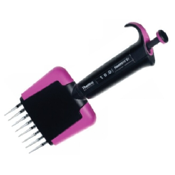 Finnpipette F2 1-10 μl micro 8道可变量程移液器, CE认证，Thermofisher，赛默飞世尔