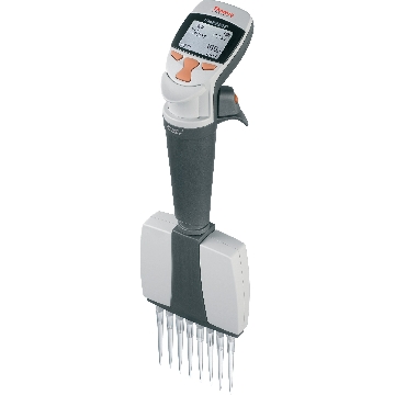 Finnpipette Novus 30-300 µl 8道电动移液器, 含通用型插头充电器, CE 认证，Thermofisher，赛默飞世尔
