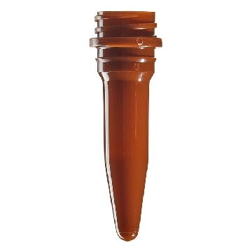 0.5ml,无凸纹,尖底,棕色,非灭菌,无盖,管，0.5ml Screw Cap Tube, NonKnurl, NonSkirted,Amber, Non-Sterile tube only no cap，3462ANK，Thermofisher，赛默飞世尔