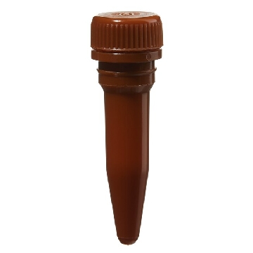 0.5ml,无凸纹,尖底,棕色,非灭菌,含盖,管，0.5ml Screw Cap Tube, NonKnurl, NonSkirted,Amber, Non-Sterile tube w/ unattached cap，3460ANK，Thermofisher，赛默飞世尔