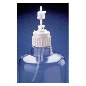 NALGENE细口大瓶通气过滤器，Teflon*PTFE滤膜，聚丙烯外壳
