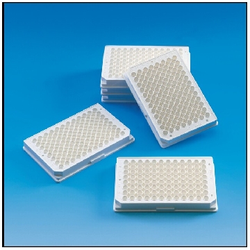Nunc F96 MicroWellTM微孔板,聚苯乙烯，外部尺寸128*86mm，颜色，白色，数量每包/每箱，10/160，表面，未经处理，96F NONTREATED¡¡WHITE MICROWELL SI，236107，Nunc