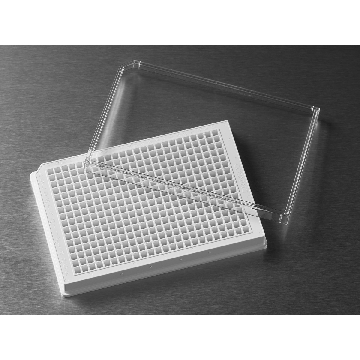 384孔板，白色，低边，TC表面，10个/包/5包/箱，PLT,384WL,WHITE,LOW FLANGE,TCT,W/LID,S,BK,10/50，型号3570，Corning，康宁