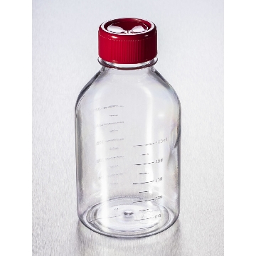 储液瓶，传统风格，500ml，45mm颈尺寸，带盖，灭菌，1个/包/12包/箱，BOTTLE,500ML,.45MM,PS,W/CAP,S,IND,1/12，型号8393，Corning，康宁