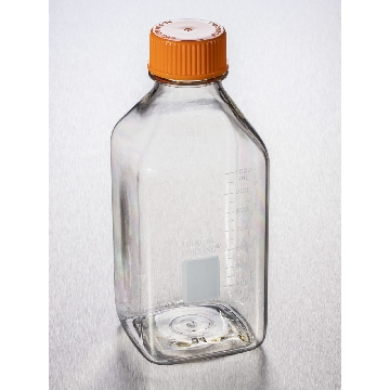 储液瓶 1000ml方形瓶 聚碳酸酯材质，12个/包/2包/箱，BOTTLE,1000mL,SQUARE,POLYCARBONATE,S,BK,12/24，型号431433，Corning，康宁