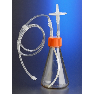 带1/8导管500ml容量锥型烧瓶，FLASK,ERLENMEYER,500mL,PLAIN,W/ASEPTIC CONN,MLL,1/8",ID C-FLEX,S,IND,1/2，型号11425，Corning，康宁