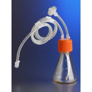 带1/8导管125ml容量锥型烧瓶，FLASK,ERLENMEYER,125mL,PLAIN,W/ASEPTIC CONN,MLL,1/8",ID C-FLEX,S,IND,1/6，型号11405，Corning，康宁