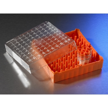 冻存储存盒，100孔，可放1-2ml冻存管，未灭菌，大包装，5个/包/2包/箱，CRYO BOX 100,1-2ML,NS,BK,5/10，型号431121，Corning，康宁
