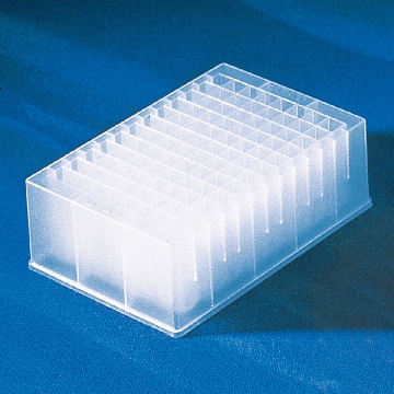 96孔储存或检测板，2.0ml方孔，，V形底，未灭菌，5个/包/20包/箱，PLT,96WL,ASSAY BLOCK,2ML,STANDARD,NS,BK,
5/100，型号3961，Corning，康宁