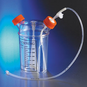 1升容量一次性转瓶，1个/包/6包/箱，DISPOSABLE SPINNER FLASK,1L,W/ASEPTIC ACCESSORY,S,IND,1/6，型号3569，Corning，康宁