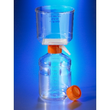 真空过滤系统，1000ml，0.45umCA(醋酸纤维）膜，90mm直径，灭菌，单个包装，1个/包/12包/箱，FLTR SYS,1000ML,.45UM,CA,S,IND,1/12，型号431206，Corning，康宁
