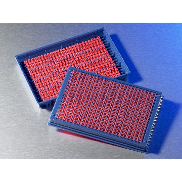 2D冻存管盖，Corning® 384 Storage Tube Plug Cap on Mats for Round Tube, 384 Caps per Mat, 3840/Pack, 10 Packs/Case, 38400 Caps/Case，8512，Corning，康宁