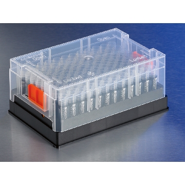 2D冻存管，Corning 96 1D/2D Bar Coded Storage Tubes, 1.3mL, Without Screw Caps, Racked, 96/Pack, 10 Packs/Case, 960 Tubes/Case，8501，Corning，康宁