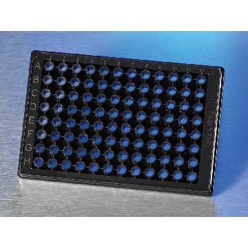 96孔板，Corning BioCoat Fibronectin 96 Well Half Area Black/Clear Flat Bottom High Content Imaging Glass Bottom Microplates, 10/Case，4584，Corning，康宁