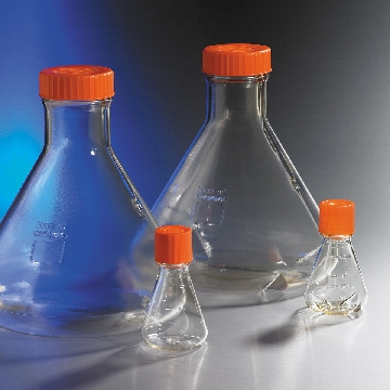 三角培养瓶，1000ml，缓冲底，密闭盖，灭菌，1个/包/25包/箱，FLASK,ERLENMEYER,1L,BAFFLED,FLAT SEAL,S,IND,1/25，型号431402，Corning，康宁
