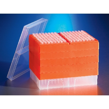 TIPS,10UL EXT LENGTH NAT GRAD LOW BIND IN HINGED RACKS,NS,NK,960/4800，96个/盒，10盒/包/5包/箱，型号4141，Corning，康宁