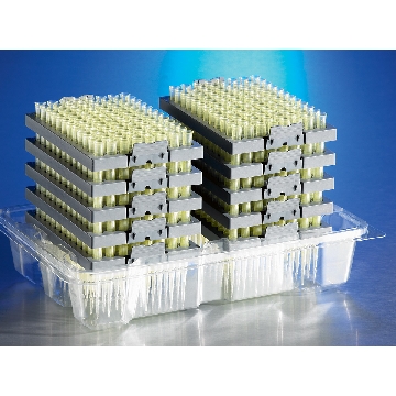 吸头，96个/盒，10盒/包/4包/箱，TIPS,200UL,YEL GRADUAYED STAND VACUUM FORMED UNITS 10 DECKS,960/3840，型号4127，Corning，康宁