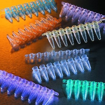 TGOLD，PCR 8孔排管盖（盖条），透明拱盖，PP（聚丙烯）材质，未灭菌，125个/包/10包/箱，TGOLD,PCR,8WL,CAP,DT,CLR,PP,NS,BK,125/1250，型号3743，Corning，康宁
