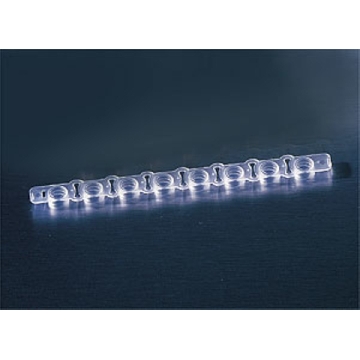 TGOLD，PCR 8孔排管盖，透明平盖，适用实时定量PCR，，PP（聚丙烯）材质，125个/包/10包/箱，TGOLD,PCR 8WL,CAP,RTPCR,CLR,PP,NS,BK,125/1250，型号3742，Corning，康宁