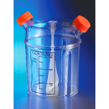 3L容量一次性转瓶，排气盖，无菌，DISPOSABLE SPINNER FLASK,3L,WITH VENT CAP,S,IND,1/4，型号3581，Corning，康宁