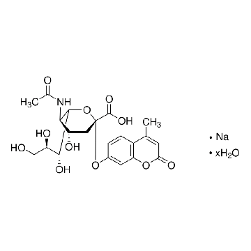 2′-（4-甲基伞形酮）-α;-（4-甲基伞形酮）-α- D - N -乙酰神经氨酸 钠盐 水合物，25MG，M8639-25MG，Sigma