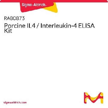 Porcine IL4 / Interleukin-4 ELISA Kit，96WELLS，RAB0873-1KT，Sigma