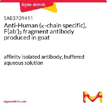 Anti-Human (κ-chain specific), F(ab′)₂ fragment antibody produced in goat，1MG，SAB3701411-1MG，Sigma