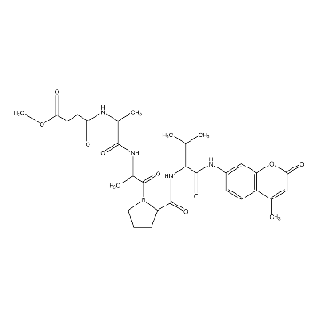 N-Methoxysuccinyl-Ala-Ala-Pro-Val-7-amido-4-methylcoumarin，5MG，M9771-5MG，Sigma