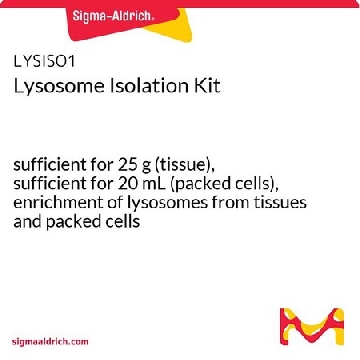 溶酶体分离试剂盒，1KIT，LYSISO1-1KT，Sigma